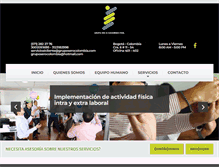 Tablet Screenshot of gruposerocolombia.com